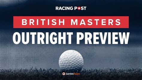 Steve Palmer's free British Masters predictions & golf betting tips.